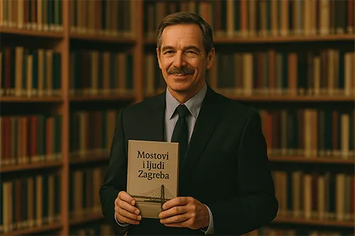 Objavljuje prvu knjigu: Mostovi i ljudi Zagreba - 1978.