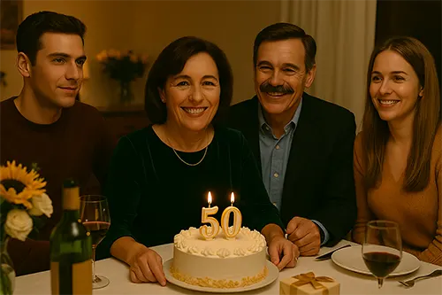 Proslava Marijinog 50. rođendana - 1975.