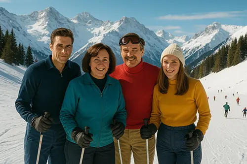 Obiteljsko zimovanje St. Moritz - 1980.