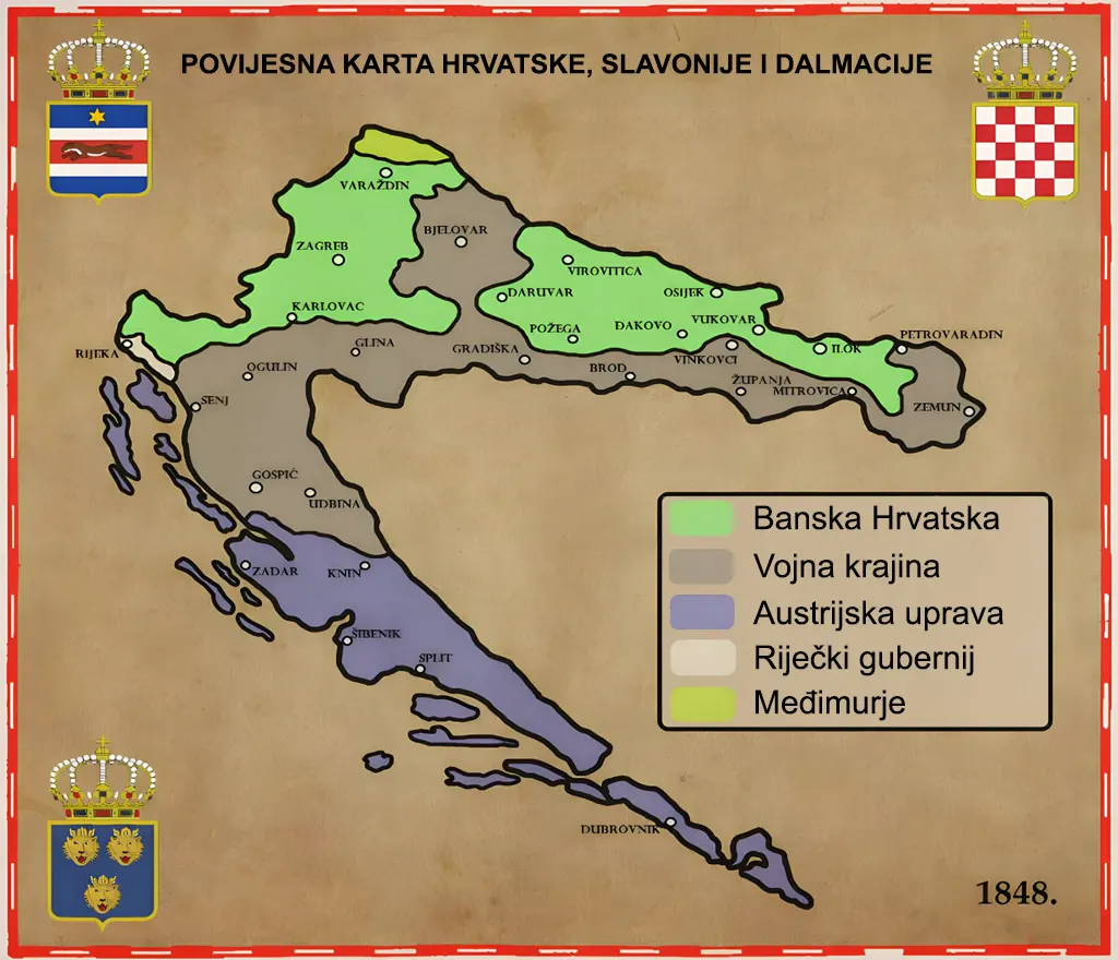 Karta Hrvatske za vrijeme Bana Jelačića.webp