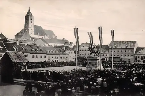 1866. godina - Jelačić postavljanje spomenika