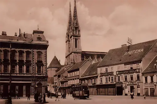 1910. godina - Zagrebačka katedrala